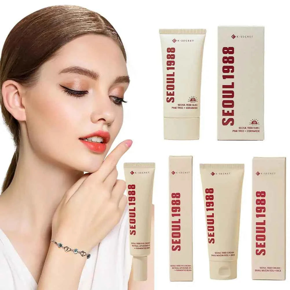 Image of Für SEOUL 1988 Retinol Gesichtspflege Serum Schönheit Hautpflege Kit Vitamin C Feuchtigkeitsspendende Straffende Anti Aging Falten Hautpflege