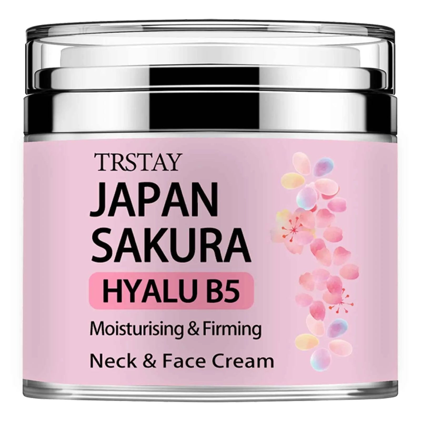 Image of Japan Sakura Essence Cream, Sakura Tone Up Cream mit Hyaluronsäure,