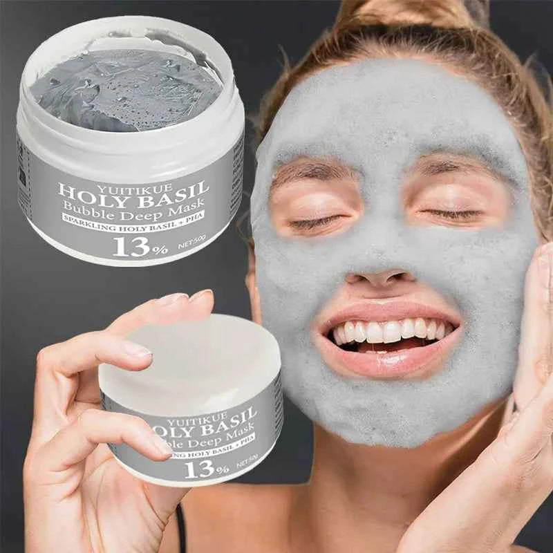 Image of Bubble Deep Mask Koreanische kohlensäurehaltige Gesichtsreiniger Ölkontrolle Mitesserentfernung Porenstraffung Hautpflege