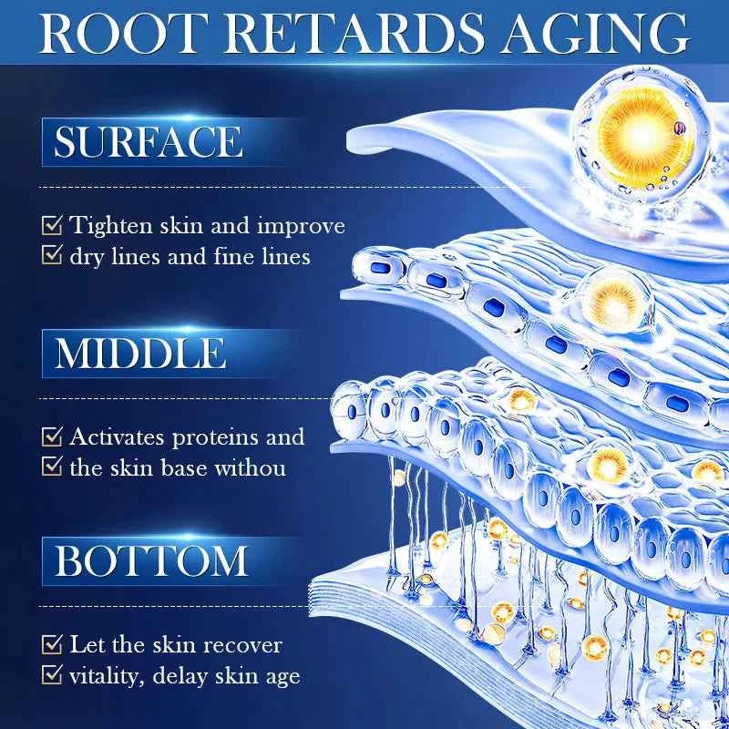 Image of Sofortige Faltenentfernung Creme Retinol Gesicht Anti-Aging Straffende Lifting Verblassen Feine Linien Verbessern Sie die Haut Feuchtigkeit Aufhellen Sie die Hautpflege