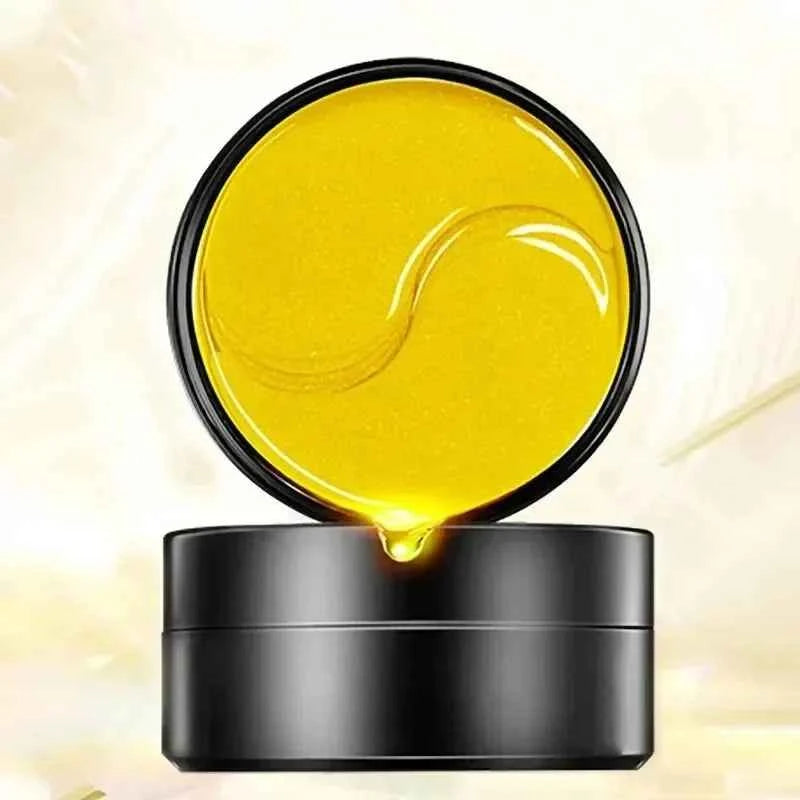 Image of 60 stücke Goldene Feuchtigkeitsspendende Augen Maske Lindern Ermüdung der Augen Nähren Augenbereich Kollagen Kristall Augen Maske Koreanische Hautpflege Masken