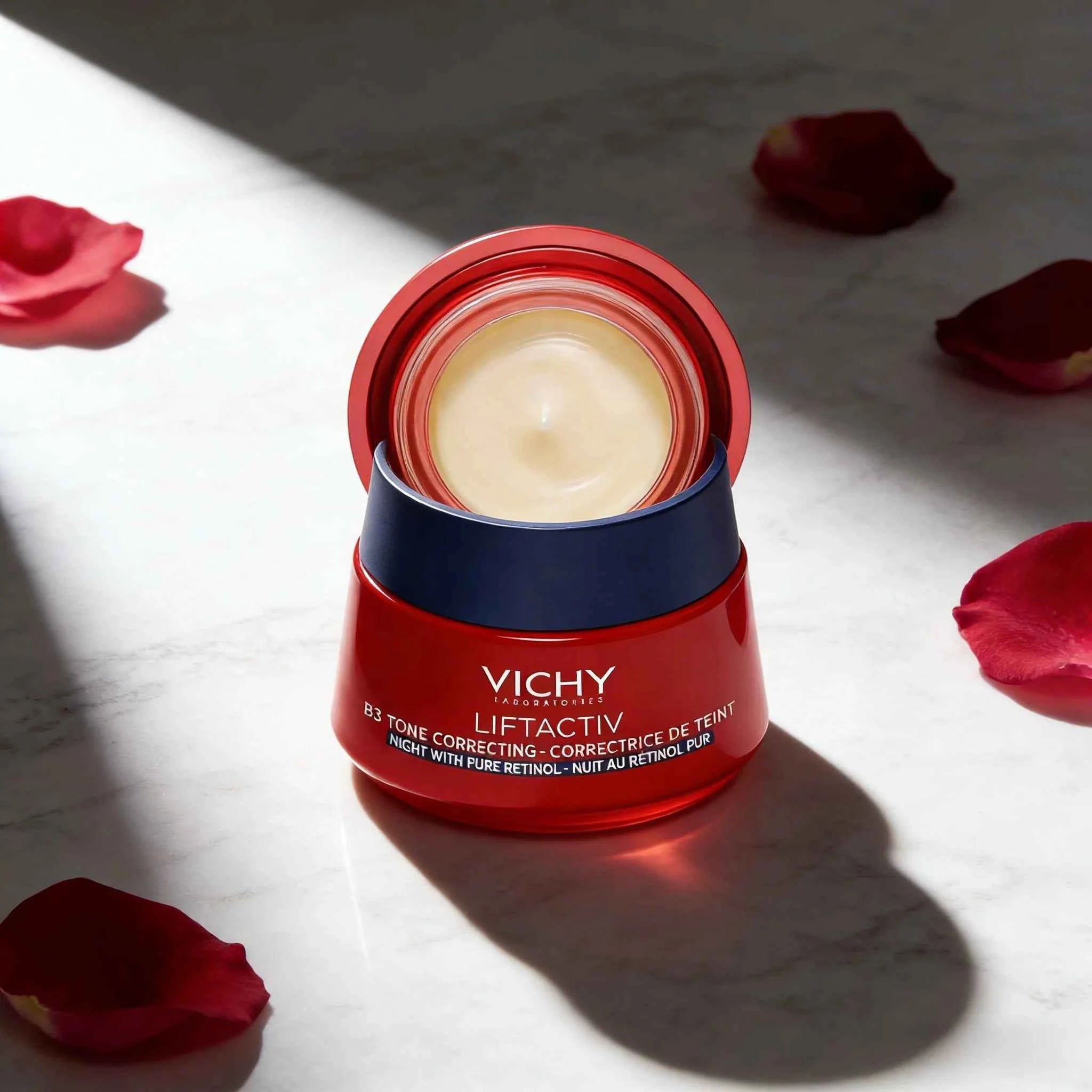 Image of Koreanische VICHY B3 Kollagen Straffende Flecken-Aufhellungscreme Hautpflege Tiefenwirksame Feuchtigkeitspflege und Reduzierung Feiner Linien