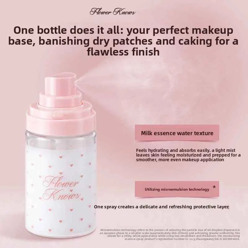 Image of FlowerKnow Make-up Basis Feuchtigkeitsspendendes Gesichtsspray Make-up Basis Essenz Spray Koreanische Hautpflege Primer Feuchtigkeitsspendend