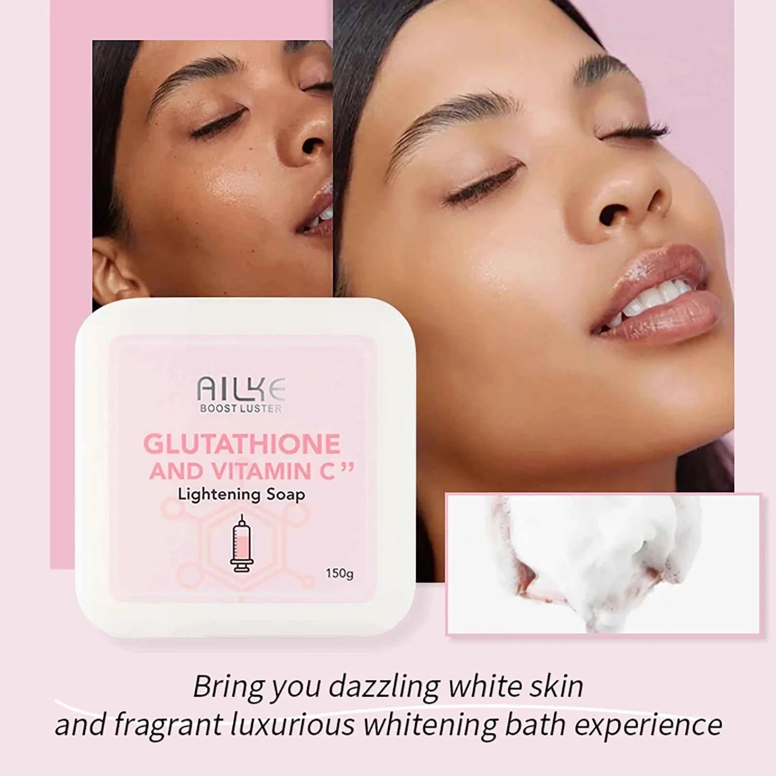 Image of AILKE Whitening Feuchtigkeitsspendende koreanische Gesichts- und Körperlotion, reduziert Melaninfalten, Vitamin C dunkle Flecken, entfernt Hautpflegecreme