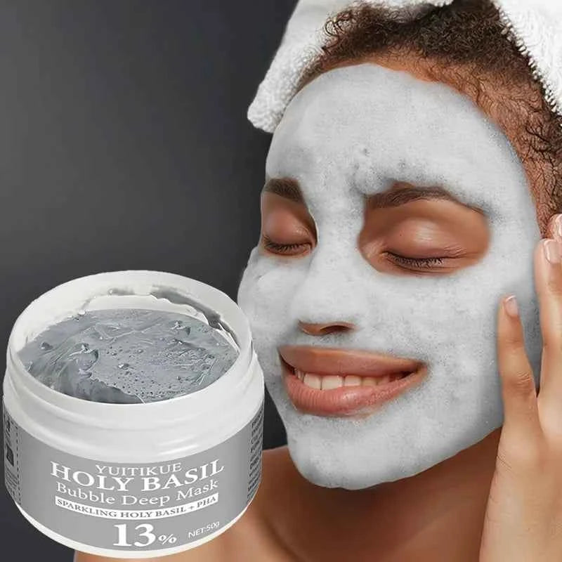 Image of Bubble Deep Mask Koreanische kohlensäurehaltige Gesichtsreiniger Ölkontrolle Mitesserentfernung Porenstraffung Hautpflege