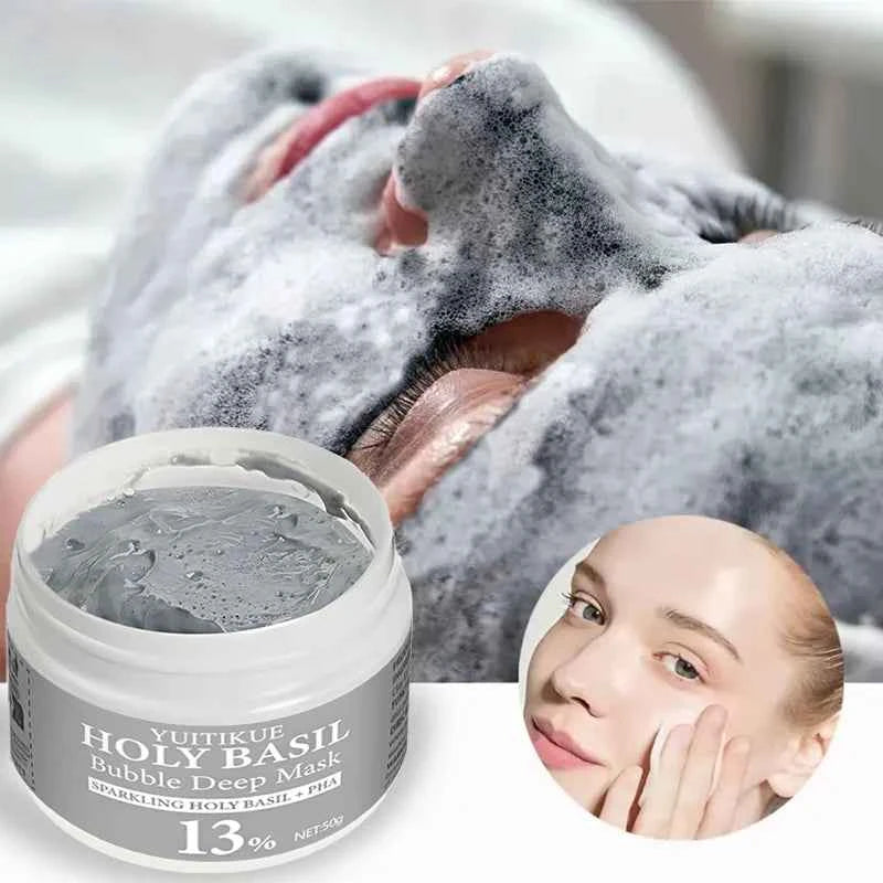 Image of Bubble Deep Mask Koreanische kohlensäurehaltige Gesichtsreiniger Ölkontrolle Mitesserentfernung Porenstraffung Hautpflege