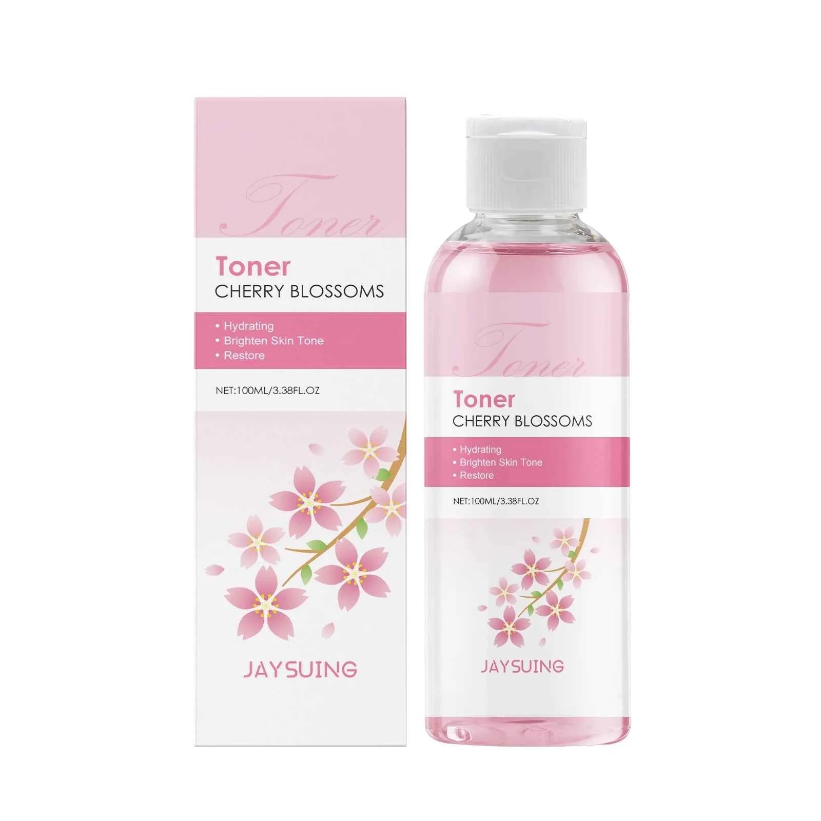 Image of Sakura Hautpflege-Set, Feuchtigkeitscreme, Gesichtscreme, Serum, Toner, Gesichtsreiniger, Augencreme, Anti-Falten, Aufhellung, Gesichtspflege-Set für Frauen