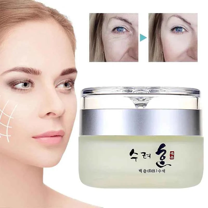Image of Koreanische Kollagen Straffende Anti-Falten-Gesichtscreme, verblasst feine Linien, Lifting, Anti-Aging, tiefe Feuchtigkeit, Aufhellung, Hautpflegecreme, 50 g