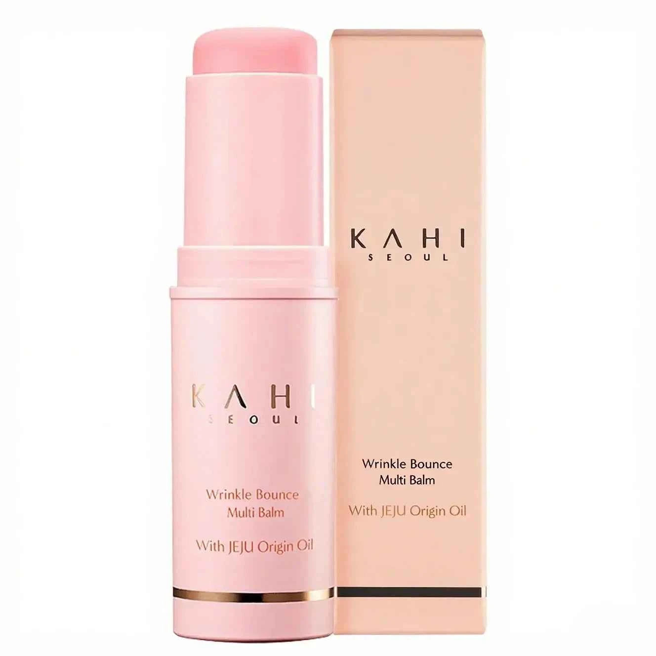 Image of KAHI Augenbalsam-Stift Acetyl Hexapeptid 8 gegen Augenringe Faltenreduktion Schwellungen Pflege Metallkopf-Massage Koreanische Hautpflege