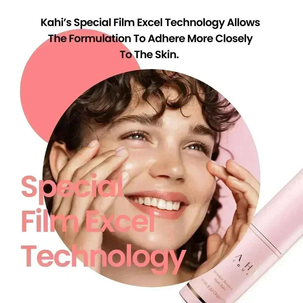 Image of Korean Bounce Multi Balm Collagen Pink Stick Deep Moisturizing Multi Cream Hydrated Skin Care 9g