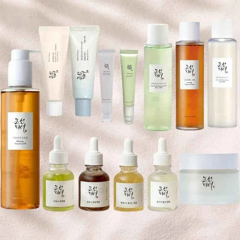 Image of Koreanische Marke Erfrischende Toner Feuchtigkeitsspendende Gesichtscreme Augencreme Haut Essenz Öl Reis Probiotische Hautpflege Set Sonnencreme Sonnencreme