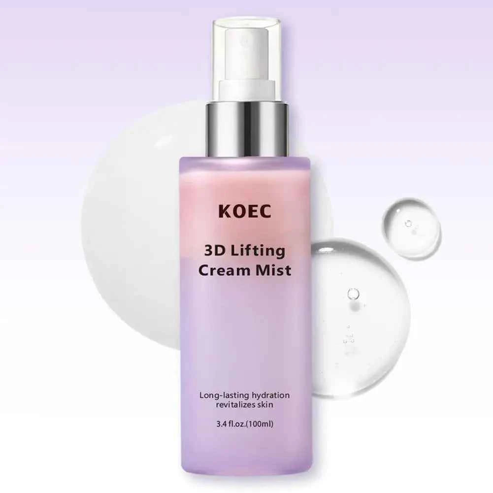 Image of KOEC 3D Lifting Gesichts- und Halscreme - Tiefenwirksame Feuchtigkeitspflege, straffend, nährend, verbessert die Elastizität, koreanische Hautpflege für alle Hauttypen