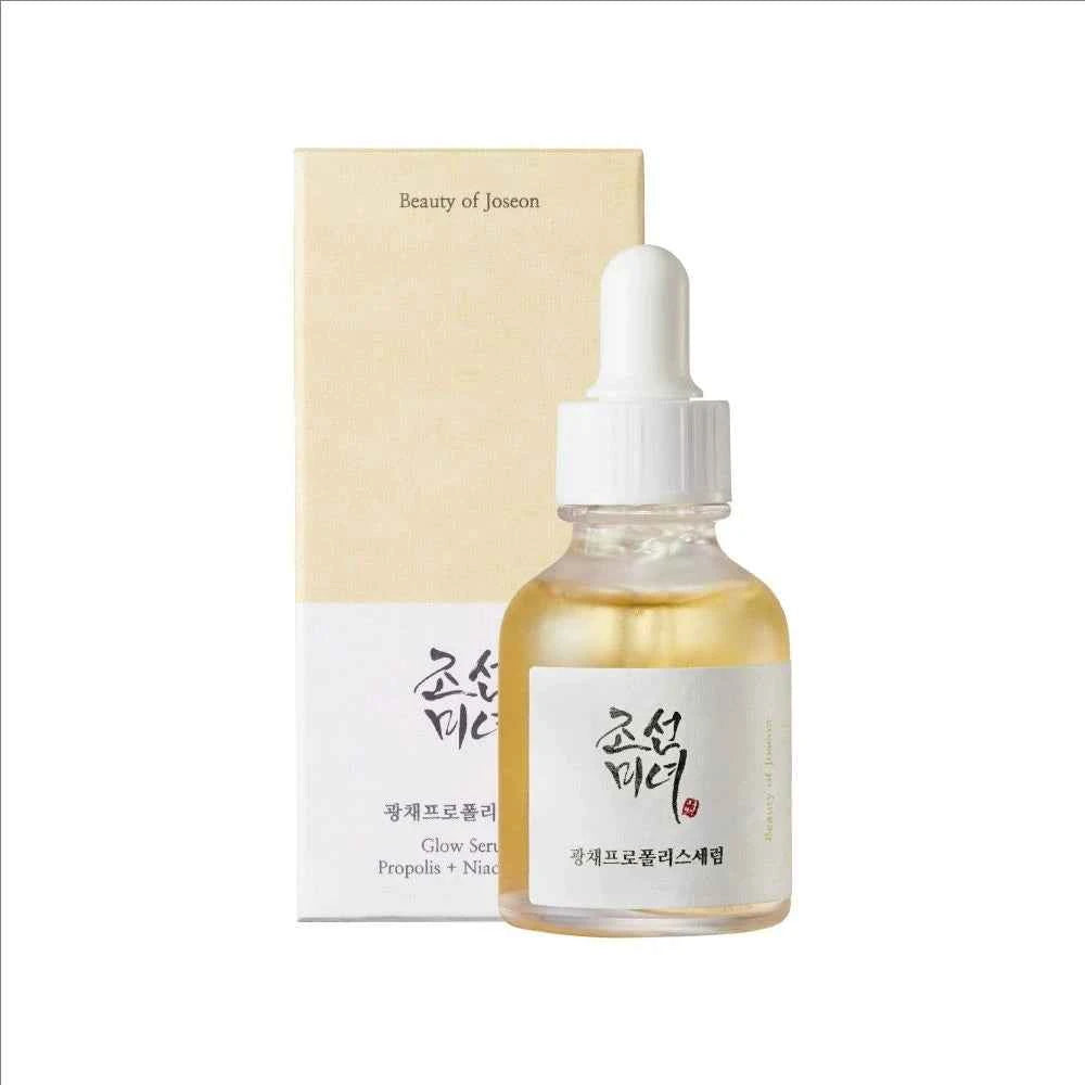 Image of Koreanisches feuchtigkeitsspendendes, beruhigendes, beruhigendes, leuchtendes, tiefes Serum, grüner Tee, Panthenol, Propolis, Niacinamid, Ginseng, Schneckenschleim, Reishaut
