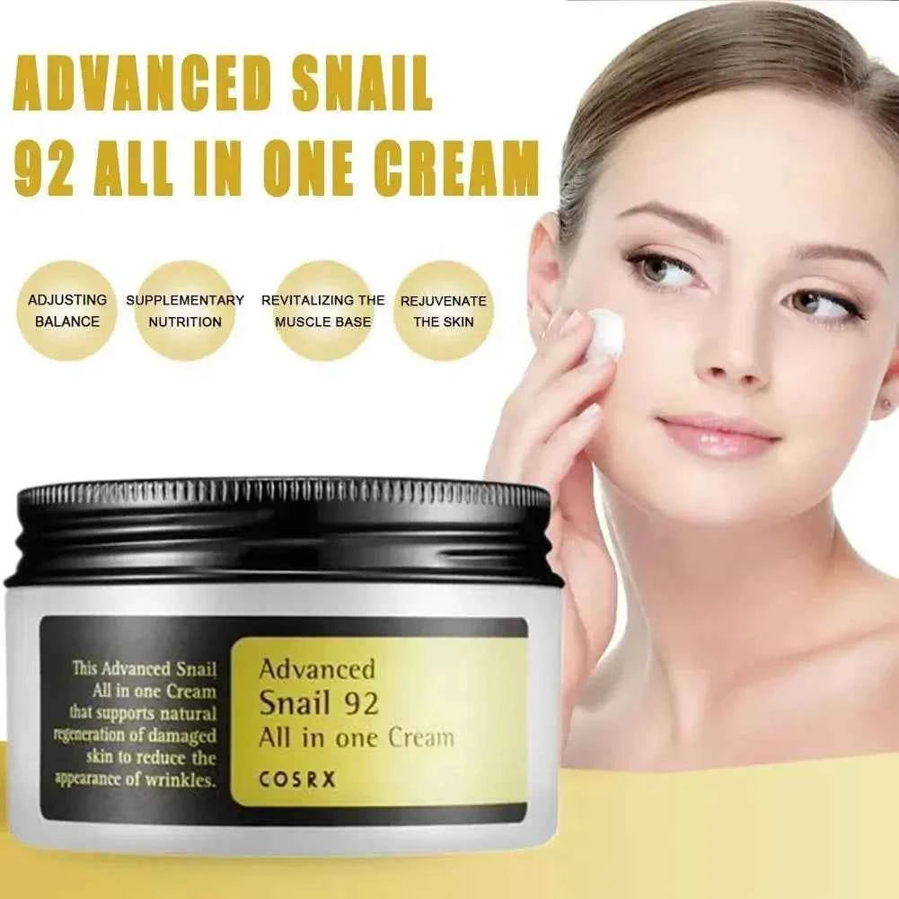 Image of Advanced Snail 96 Mucin Power Essence/Cleanser/Creme, feuchtigkeitsspendend, glättend, nährend, koreanische Kosmetik, Gesichtspflegeprodukt