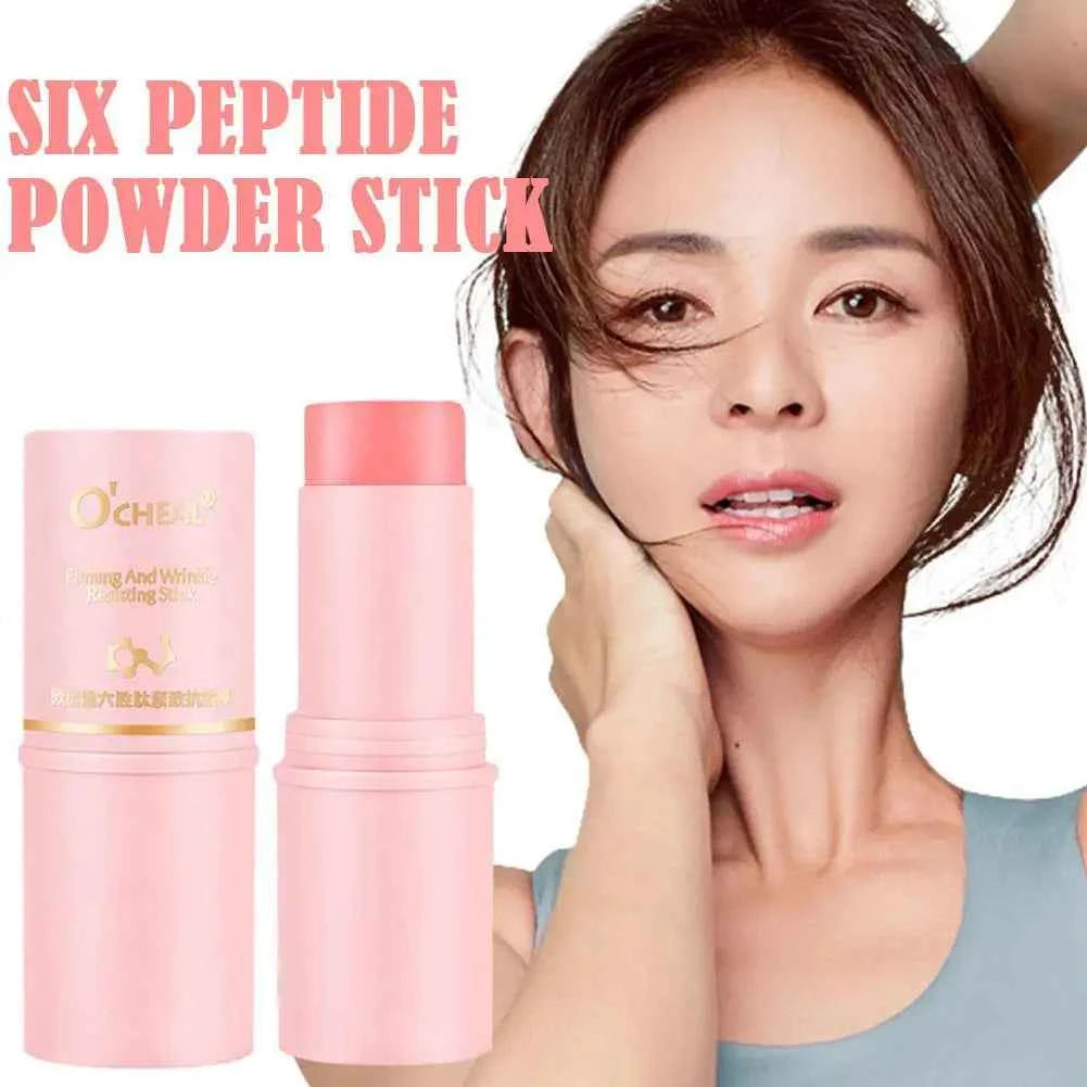 Image of Sofortige Falten entfernung Balsam Kollagen Stick Anti-Aging feine feuchtigkeit spendende straffende Linie Lifting Pflege koreanische Bleaching verblassen Haut