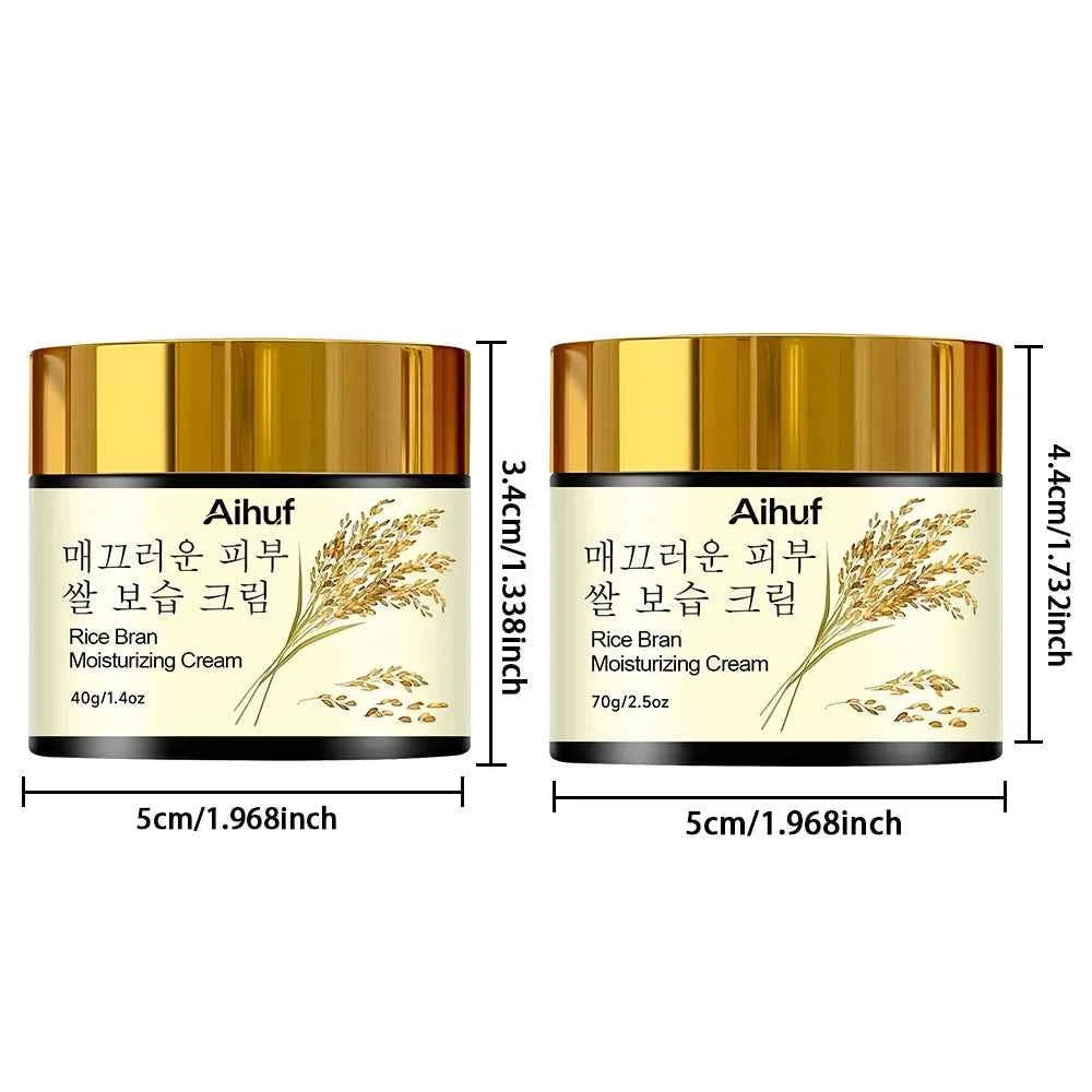 Image of Aihuf Seoul Skincare Rice Feuchtigkeitscreme mit Retinol, Hyaluronsäure, Schnee, Lotus, mehrere Pflanzenextrakte, hautaufhellend, gleichmäßiger Ton