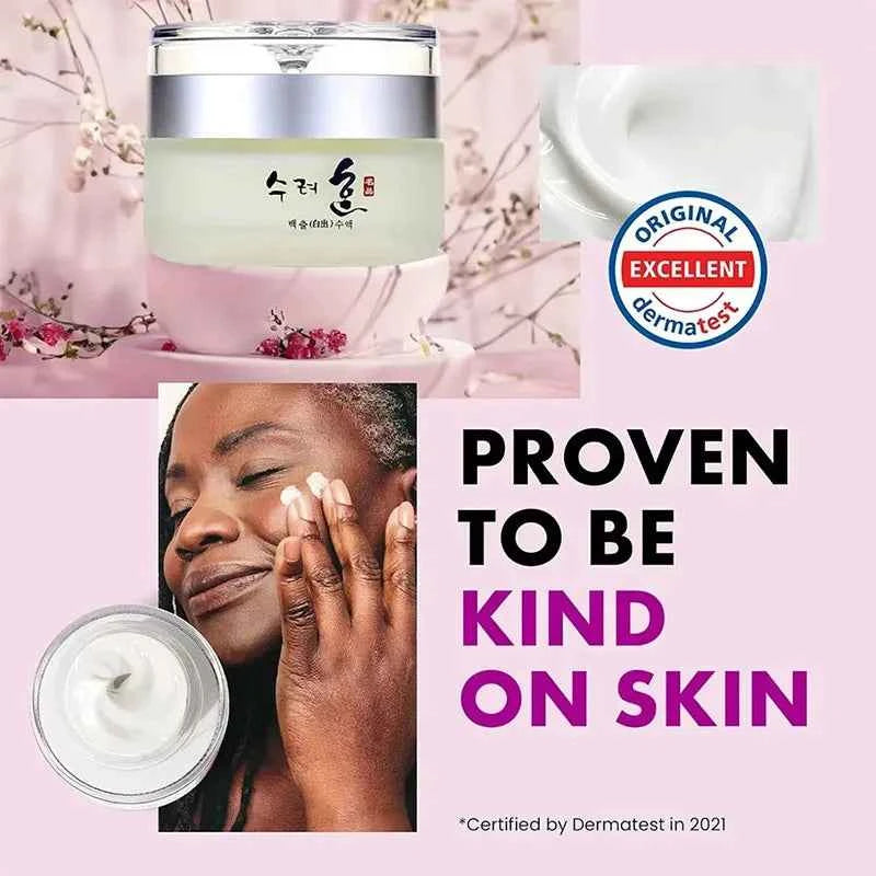 Image of Koreanische Kollagen Straffende Anti-Falten-Gesichtscreme, verblasst feine Linien, Lifting, Anti-Aging, tiefe Feuchtigkeit, Aufhellung, Hautpflegecreme, 50 g