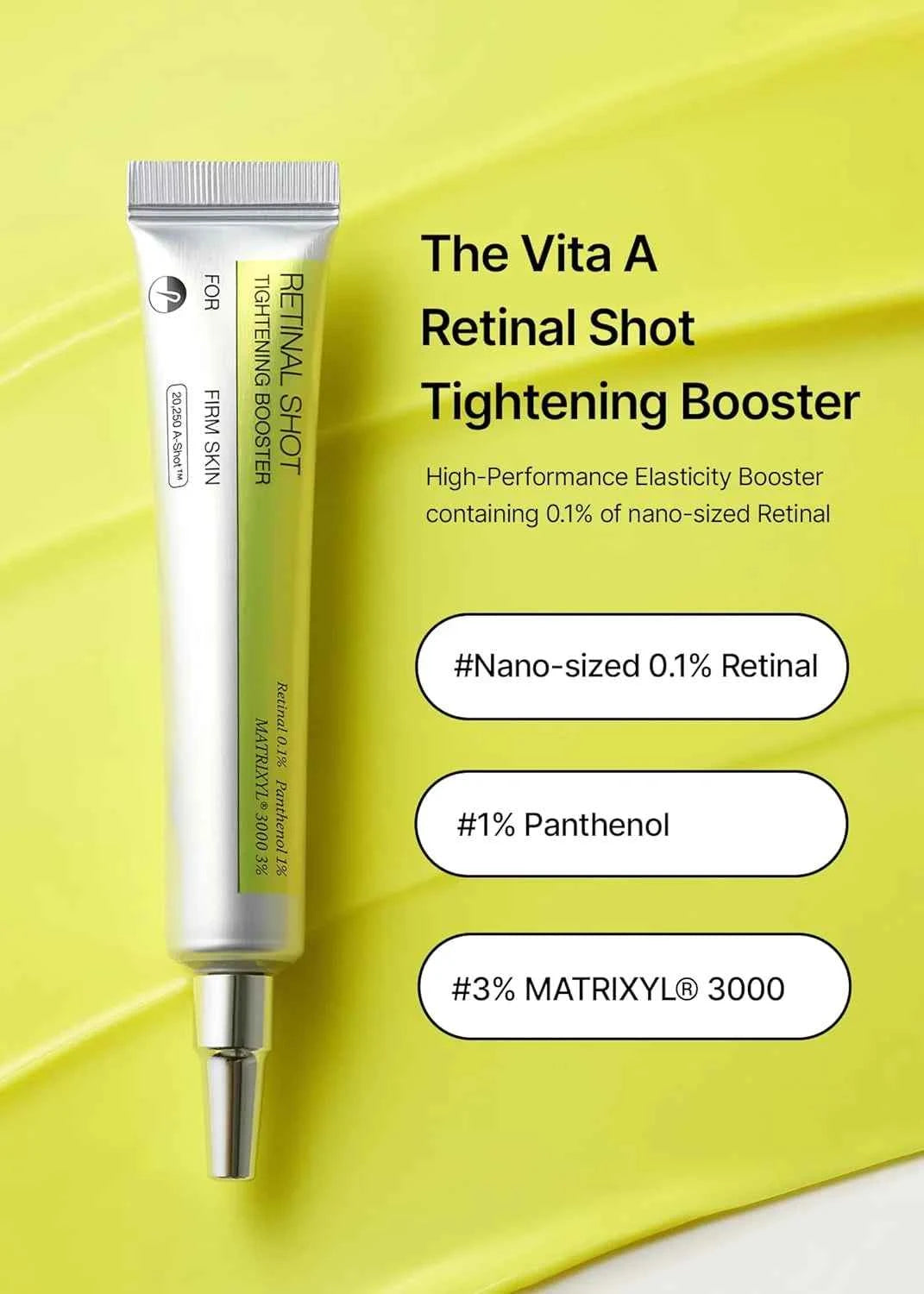 Image of Koreanisches Retinol Vitamin C Hydrating Shot Straffendes Booster-Gesichtsserum Augenserum Aufhellend gegen Augenringe Straffend Feuchtigkeitsspendend