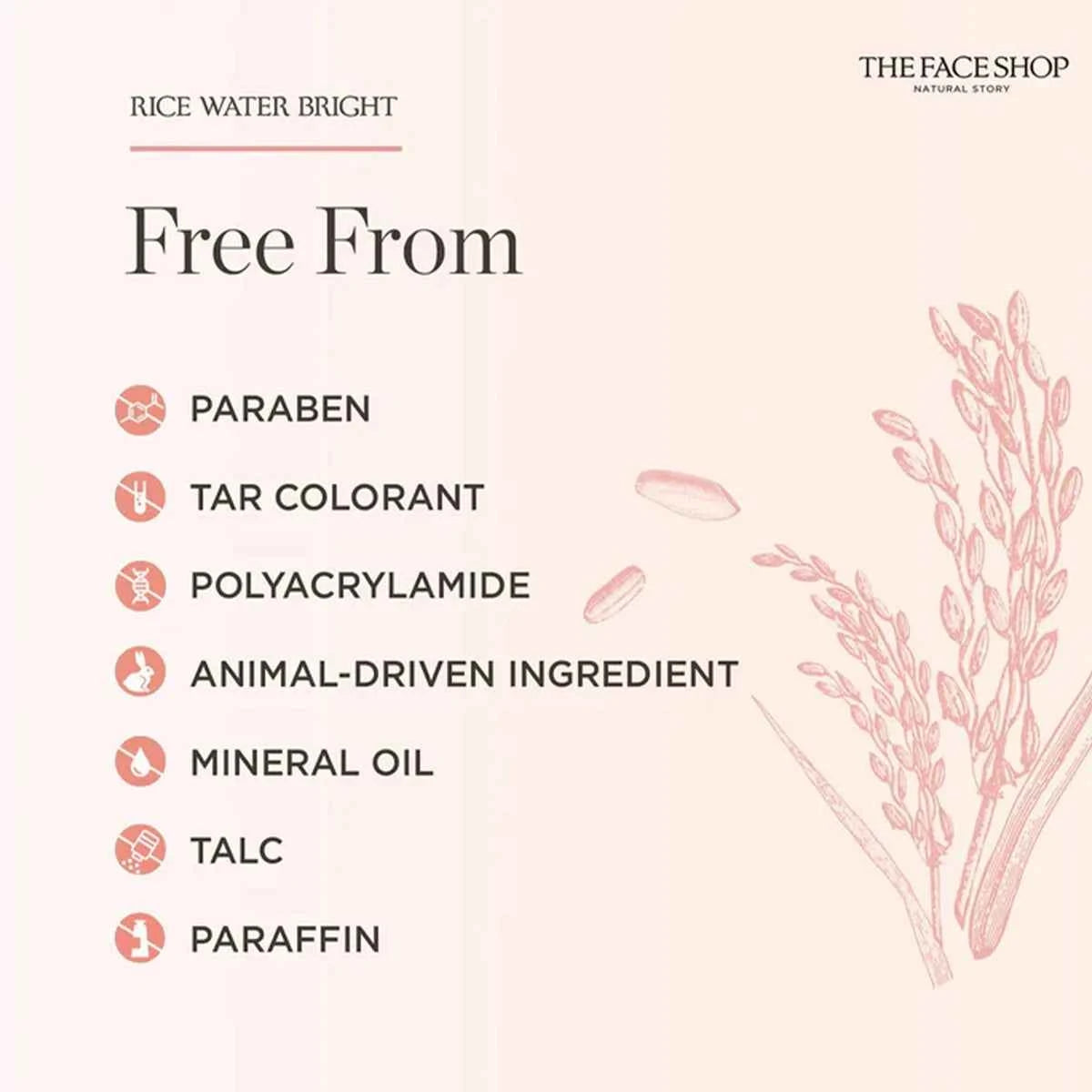 Image of THE FACE SHOP RICE WATER BRIGHT FACE CLEANSER 150 g, glatte und satte Schaumstoffe, sanft und nicht straffend, feuchtigkeitsspendend, K-Beauty, koreanisches Make-up