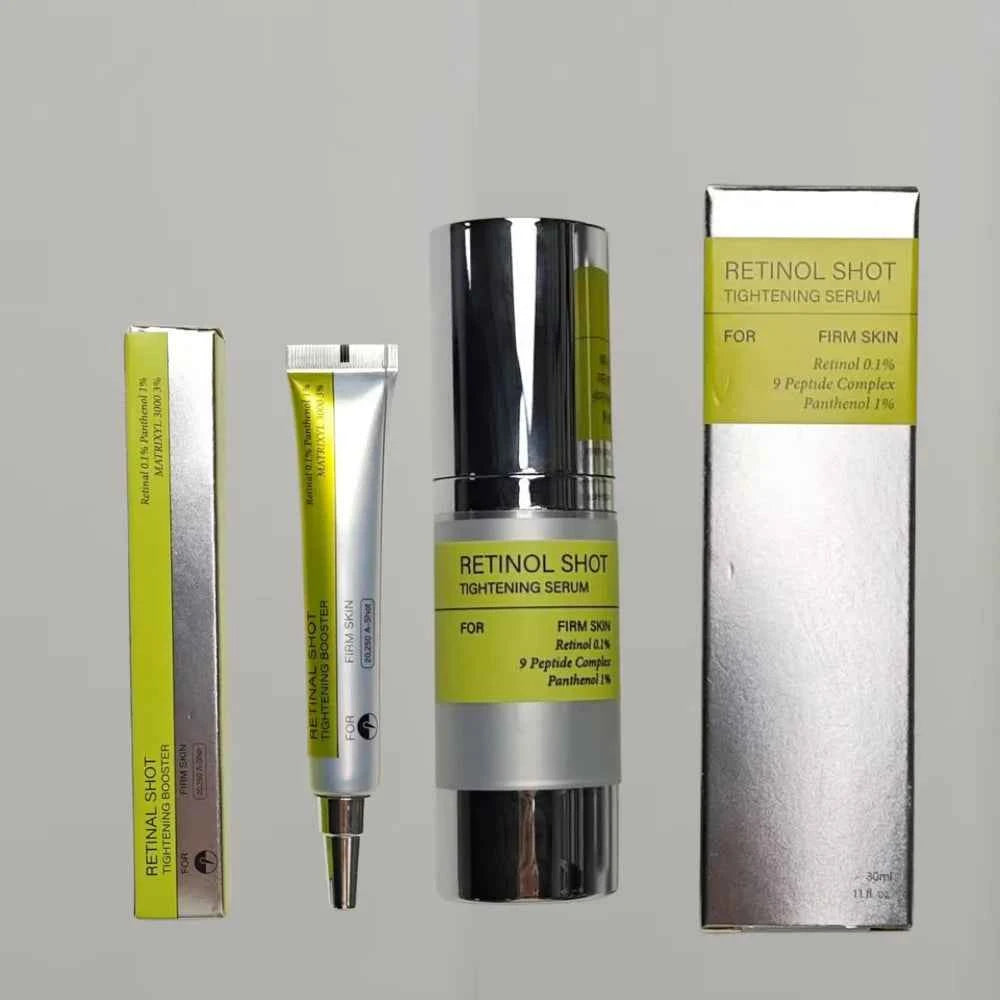 Image of Koreanische Vita A Retinol Shot Straffung Booster Straffende Enhancer Feuchtigkeitsspendende Poren Schrumpfen Augenringe Reparatur Serum Hautpflege
