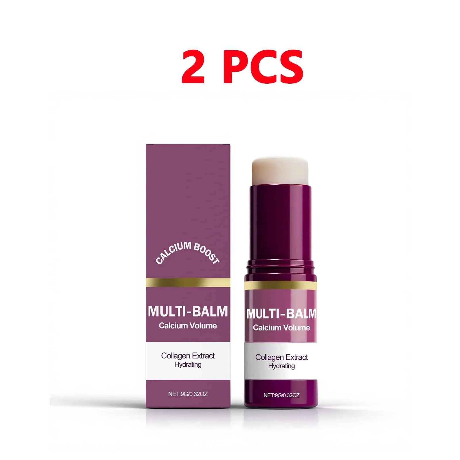 Image of Koreanischer Calcium-Volumen-Multi-Balm-Stick - Feuchtigkeitsspendender & Straffender Stick Anti-Falten-Pflege Kollagen-Angereicherte Vor-Make-up-Feuchtigkeitscreme