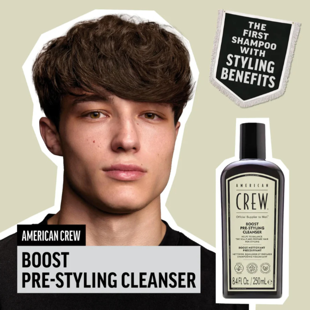 Image of American Crew Boost Pre Styling Shampoo 250ml-1
