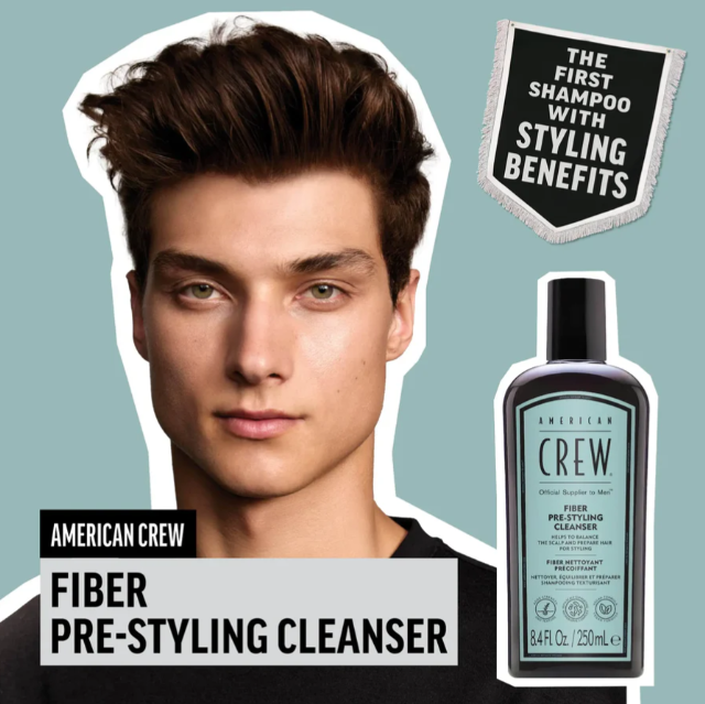 Image of American Crew Fiber Pre Styling Shampoo 250ml-2