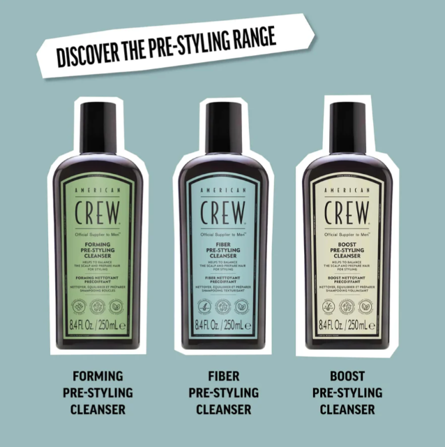 Image of American Crew Fiber Pre Styling Shampoo 250ml-3