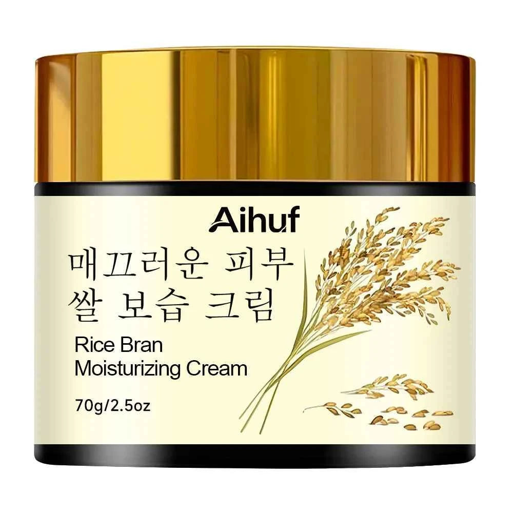Image of Aihuf Seoul Skincare Rice Feuchtigkeitscreme mit Retinol, Hyaluronsäure, Schnee, Lotus, mehrere Pflanzenextrakte, hautaufhellend, gleichmäßiger Ton