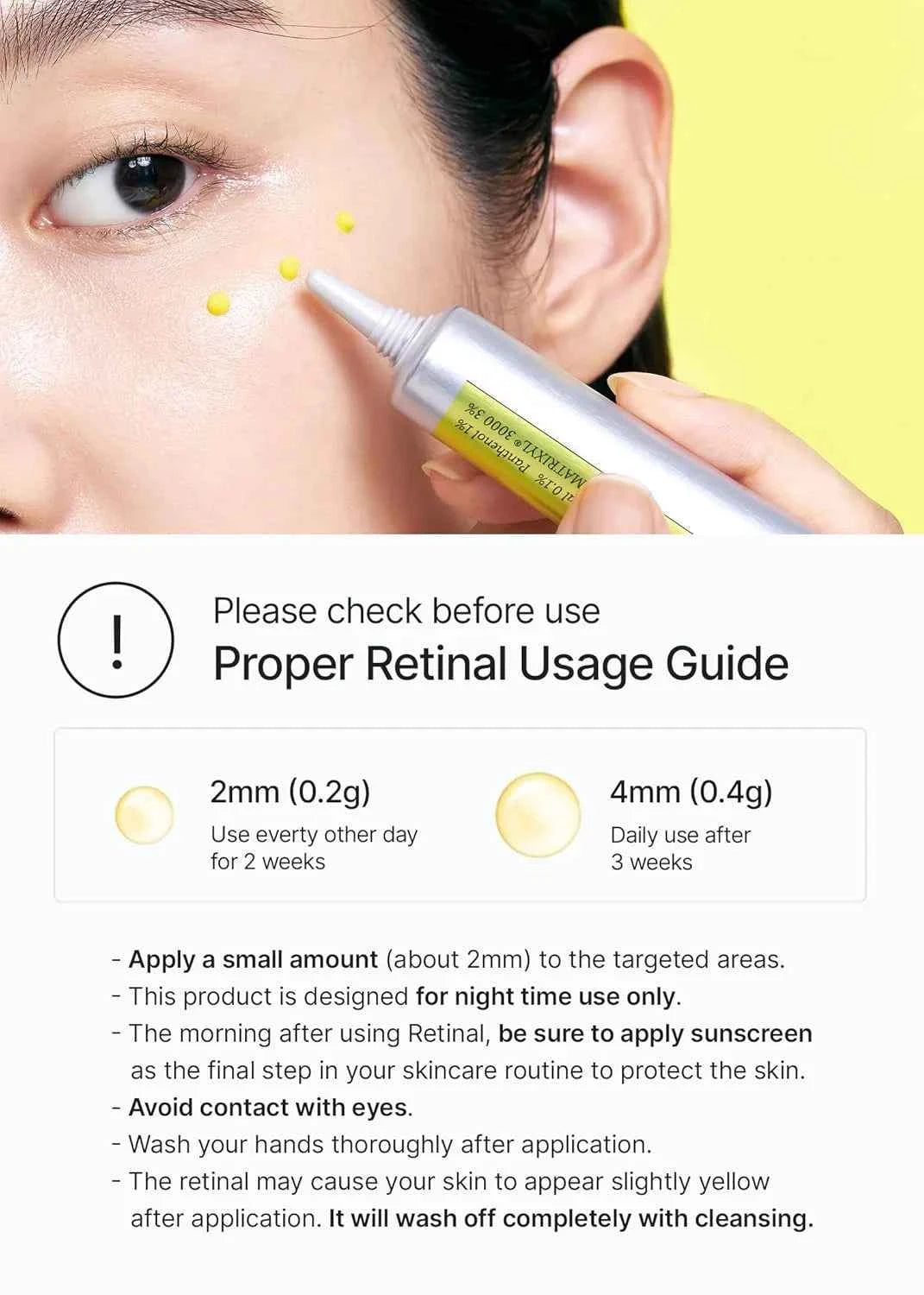 Image of Koreanisches Retinol Vitamin C Hydrating Shot Straffendes Booster-Gesichtsserum Augenserum Aufhellend gegen Augenringe Straffend Feuchtigkeitsspendend