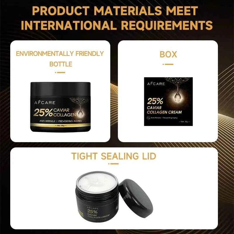 Image of Kaviar Kollagen Creme Feuchtigkeitscreme Anti Falten Lifting Straffende Gesichtsfalten Creme Erhellen Koreanische Hautpflege Produkt