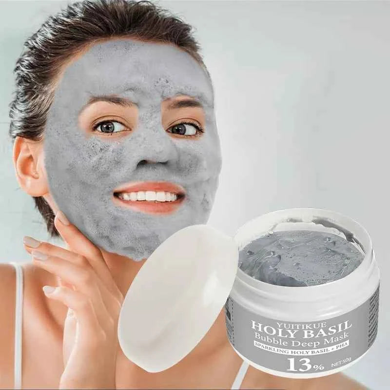 Image of Bubble Deep Mask Koreanische kohlensäurehaltige Gesichtsreiniger Ölkontrolle Mitesserentfernung Porenstraffung Hautpflege