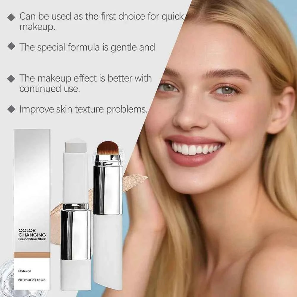 Image of Der koreanische Changing Foundation Stick ist leicht, feuchtigkeitsspendend, nicht klebrig, aufhellend, Farbwechsel für alle Hauttypen