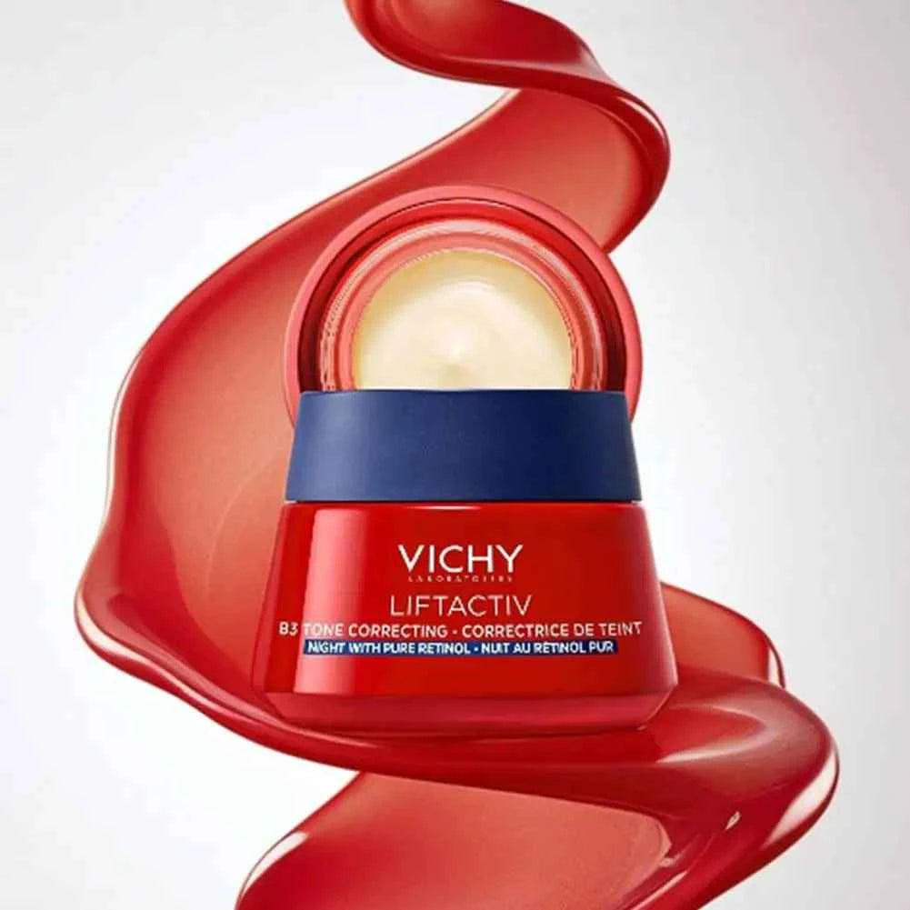 Image of Koreanische VICHY B3 Kollagen Straffende Flecken-Aufhellungscreme Hautpflege Tiefenwirksame Feuchtigkeitspflege und Reduzierung Feiner Linien