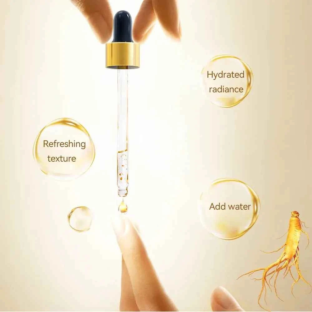 Image of Koreanische Ginseng-Essenz, Polypeptid, Anti-Aging, ätherisches Öl, Gold-Polyeptid, Anti-Falten-Essenz, strafft die Haut, reduziert feine Linien