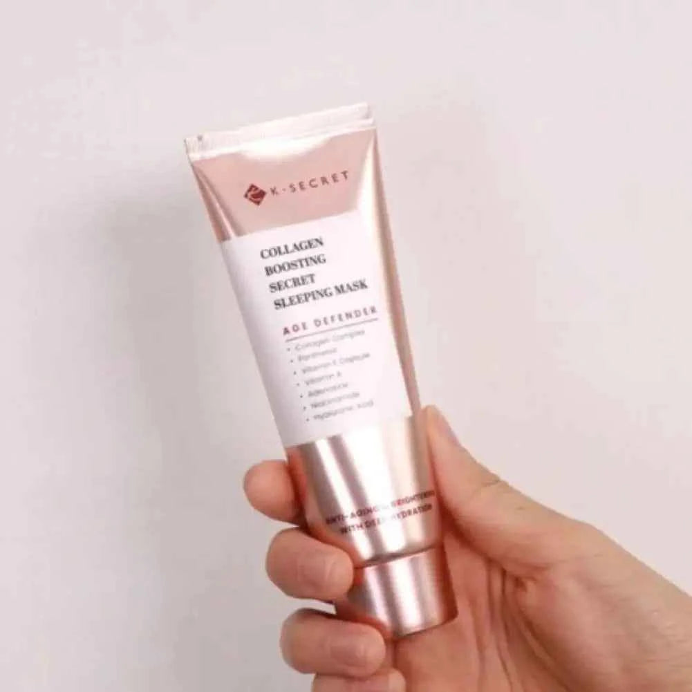 Image of K-SECRET Koreanische tiefe Kollagenmaske, abziehbare Maske, Gesicht, Anti-Falten-Lifting, Hautpflege-Masken, Packung mit Nachtverpackung, Haut über Nacht