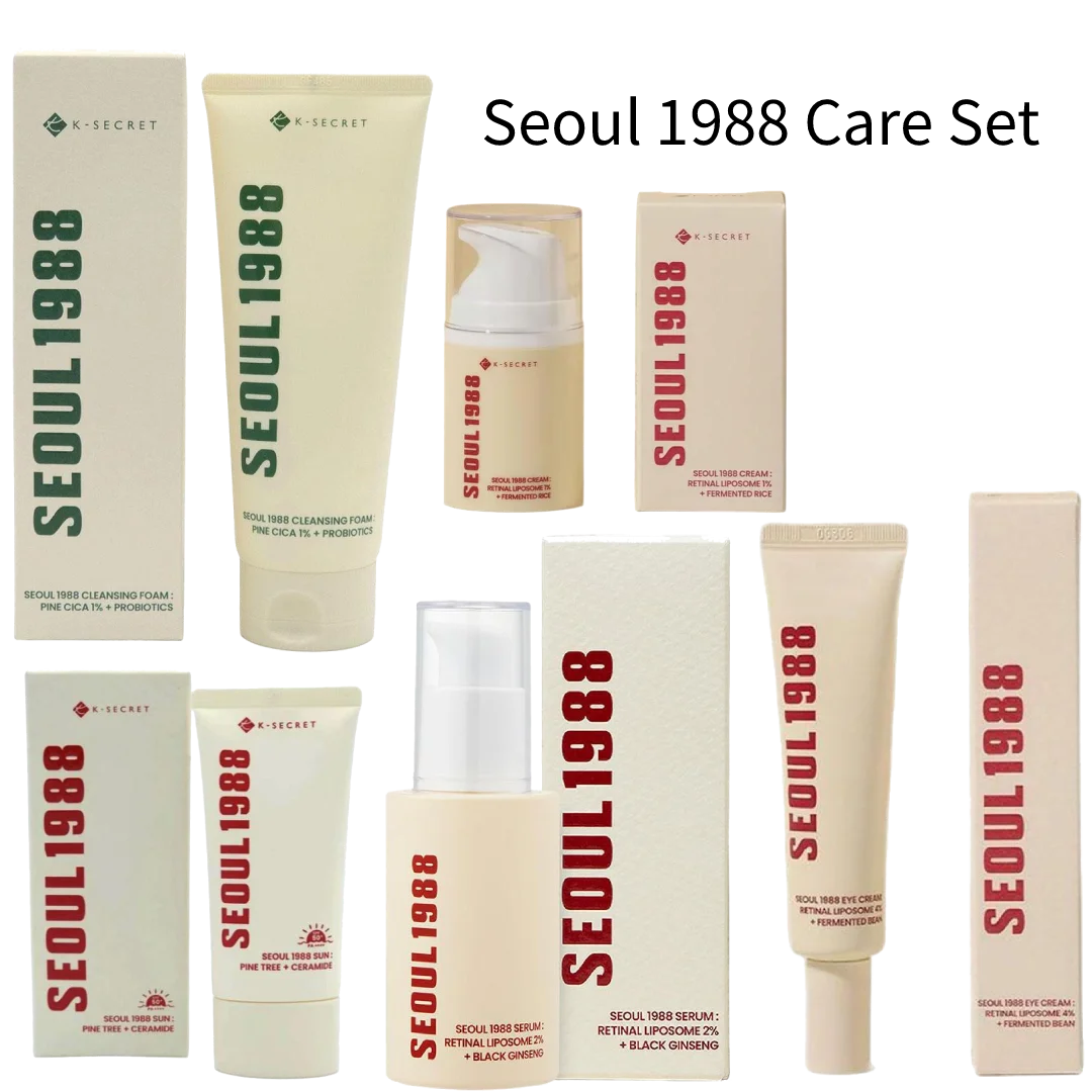 Image of Seoul 1988 Eye Cream Face Cream Set for Moisturizing, Firming, and Smoothing Skincare