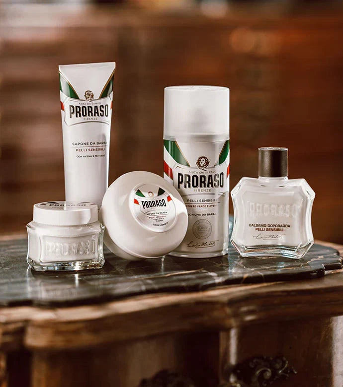Image of Proraso Aftershave Balm Sensitive Skin with Green Tea and Oatmeal 100ML-3