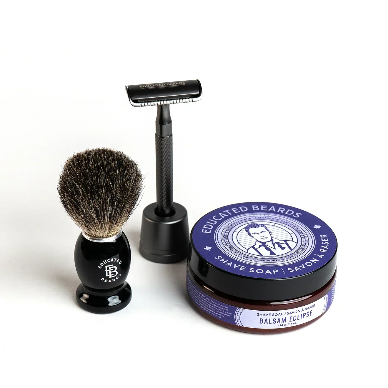 Image of Educated Beards Balsam Eclipse Shave Kit-1