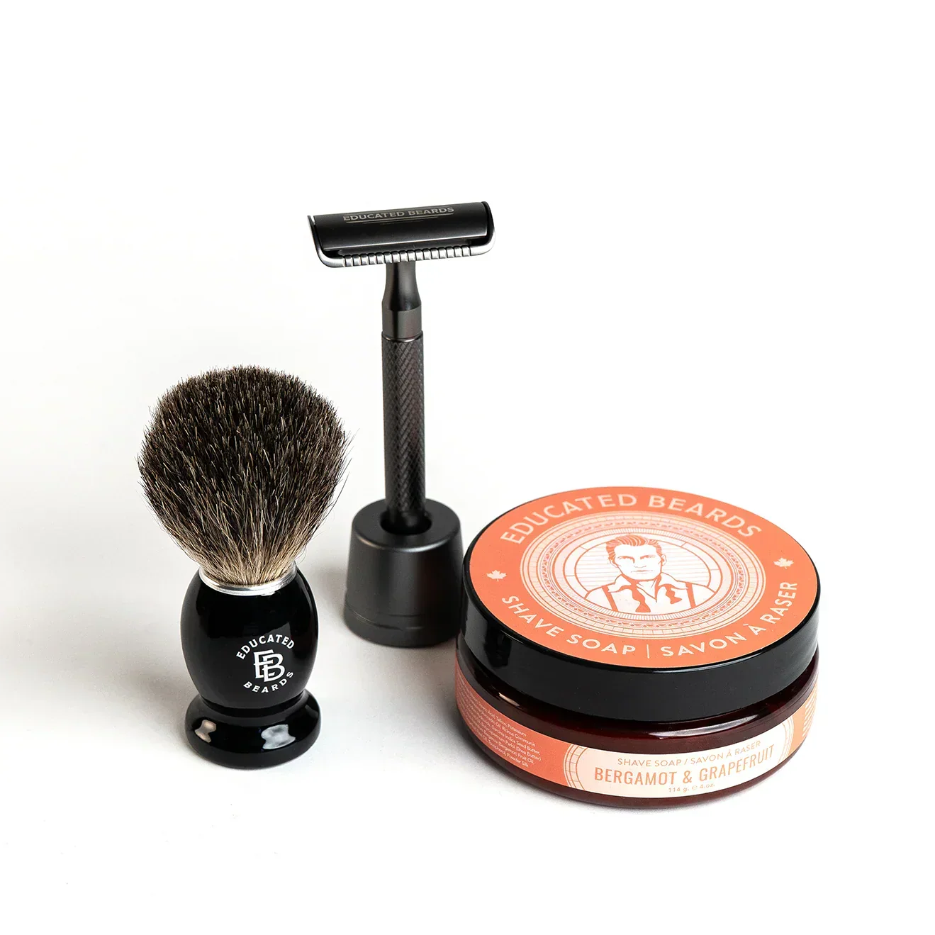 Image of Educated Beards Bergamot & Grapefruit Shave Kit-1