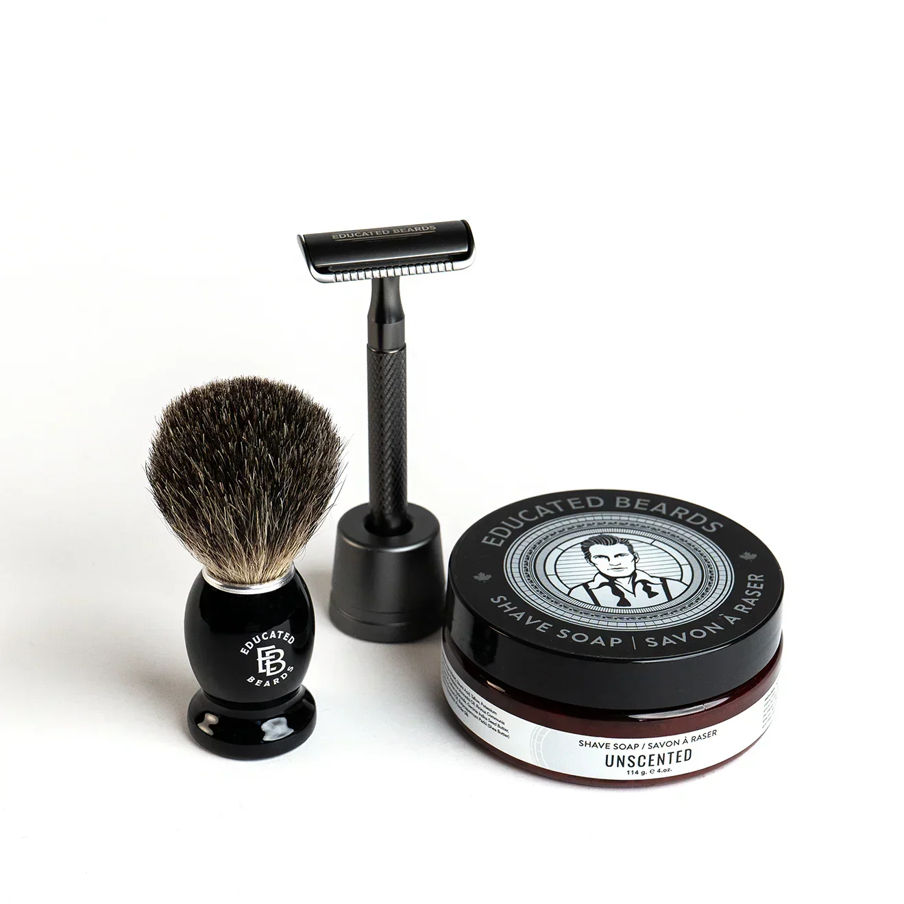 Image of Educated Beards Unscented Shave Kit-1