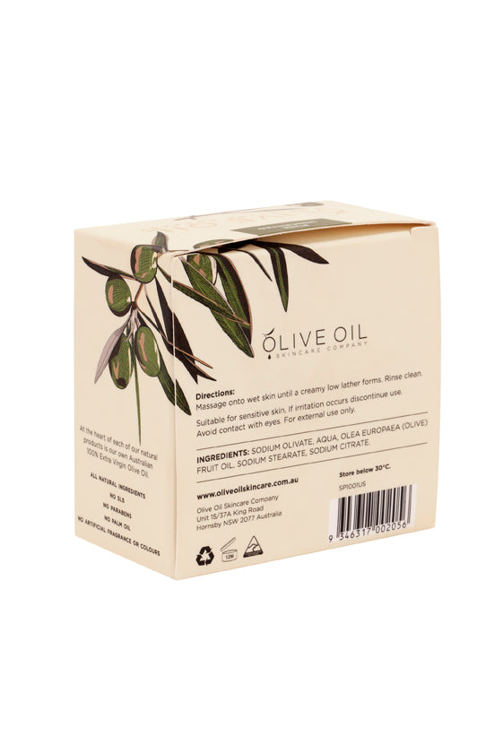 Image of Olive Oil Soap, All-Natural, Unscented, 100g-2
