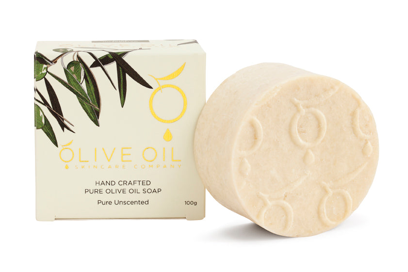 Image of Olive Oil Soap, All-Natural, Unscented, 100g-1