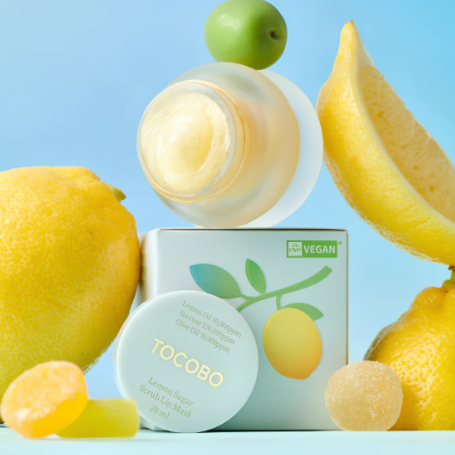 Image of TOCOBO Lemon Sugar Scrub Lip Mask – Mascarilla Exfoliante e Hidratante para Labios-2