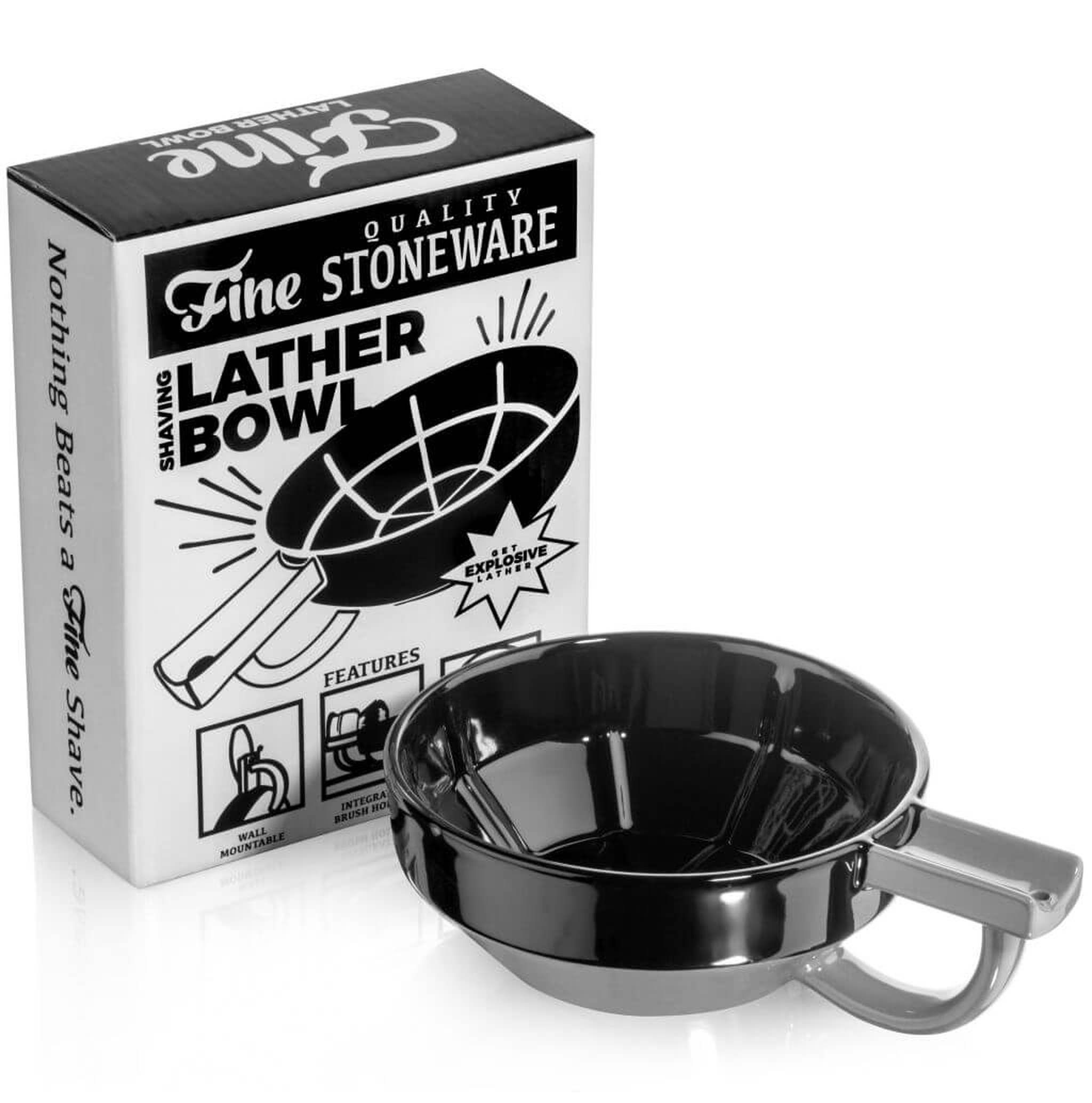 Image of Fine Accoutrements Lather Bowl - Black/Gray-0