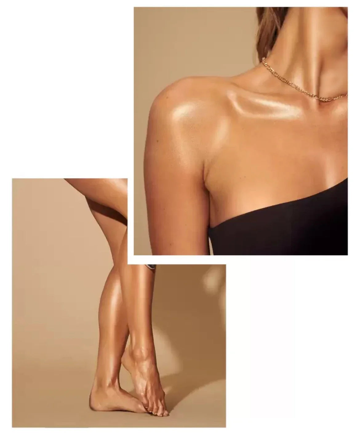 Image of Body Oil with Gold Shimmer-1