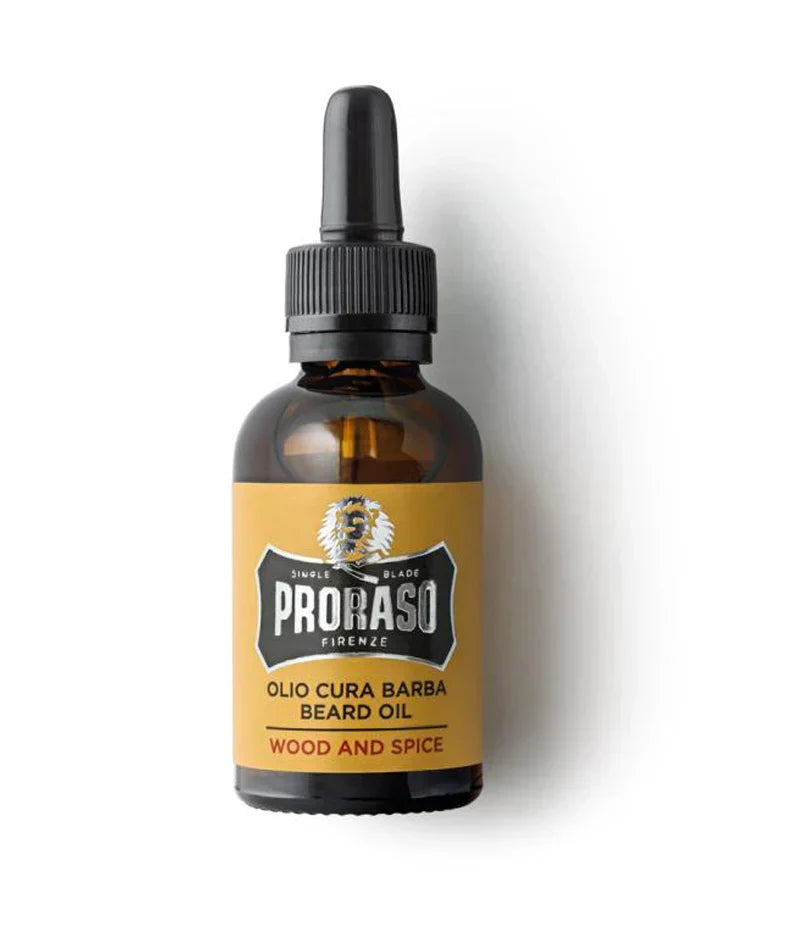 Image of Proraso Beard Oil Wood and Spice 30ML-0