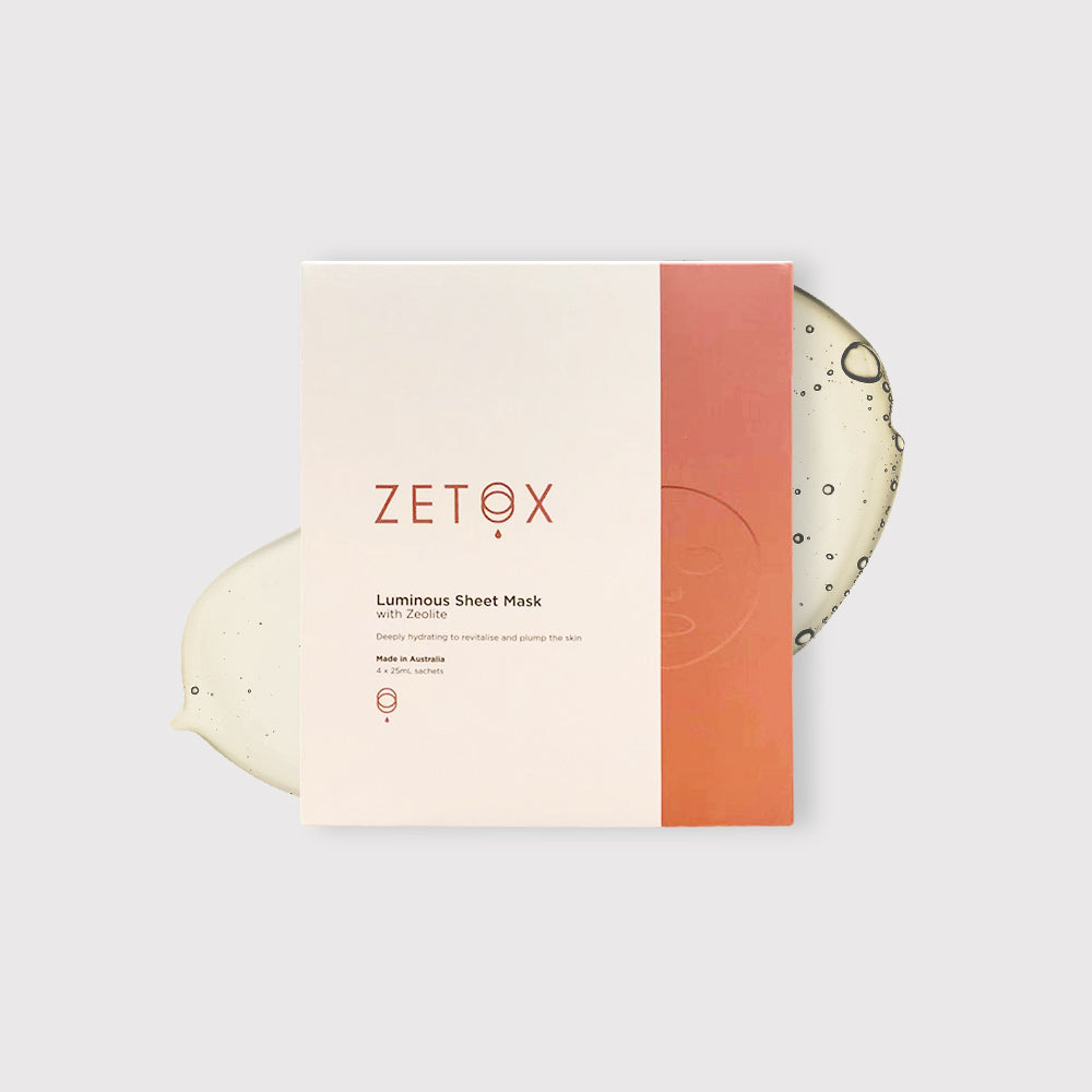 Image of Zetox Luminous Sheet Mask 4 piece box set - Limited Stock-0