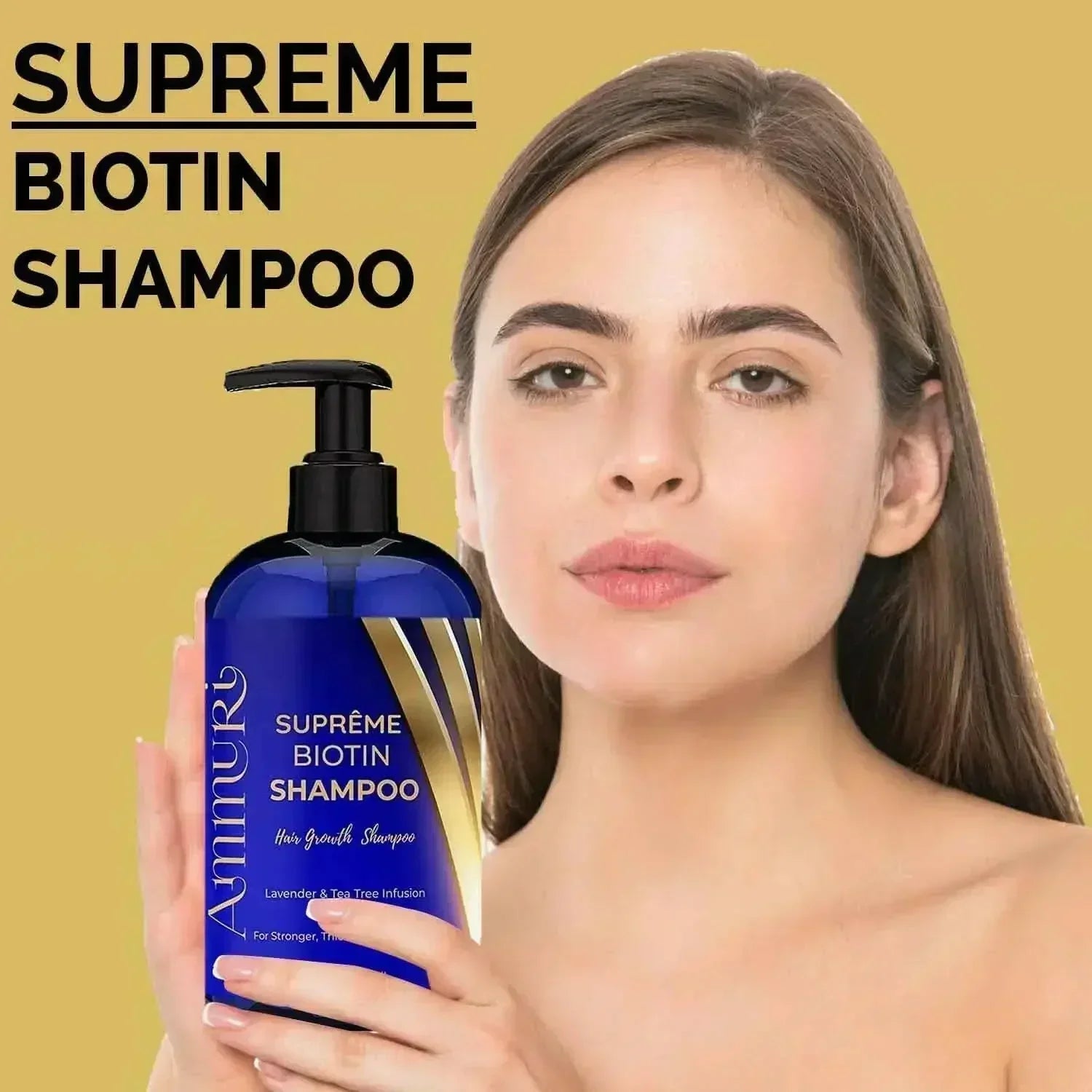 Image of Ammuri Biotin Haircare Set – Anti-Hair Loss Shampoo & Strengthening Hair Serum for Men & Women-3