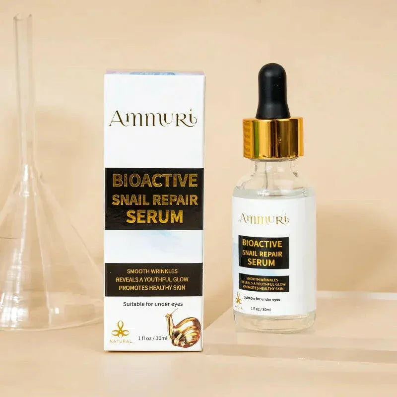Image of Ammuri Bioactive Snail Repair Serum | Anti-Aging Hydration with 87% Organic Ingredients – 30ml-1